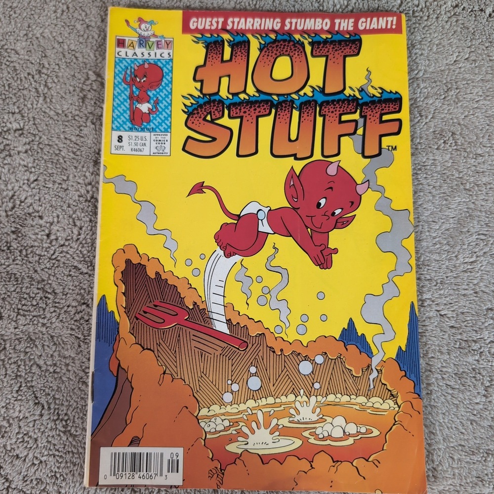 Hot Stuff Classics #8 Harvey Comics 1992 Vintage Little Devil Stumbo the Giant